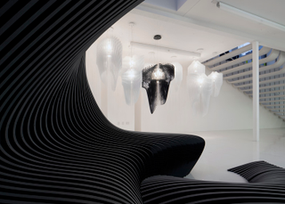 Illustration for article titled Zaha Hadid's First Storefront Puts a Living Legend Up Close